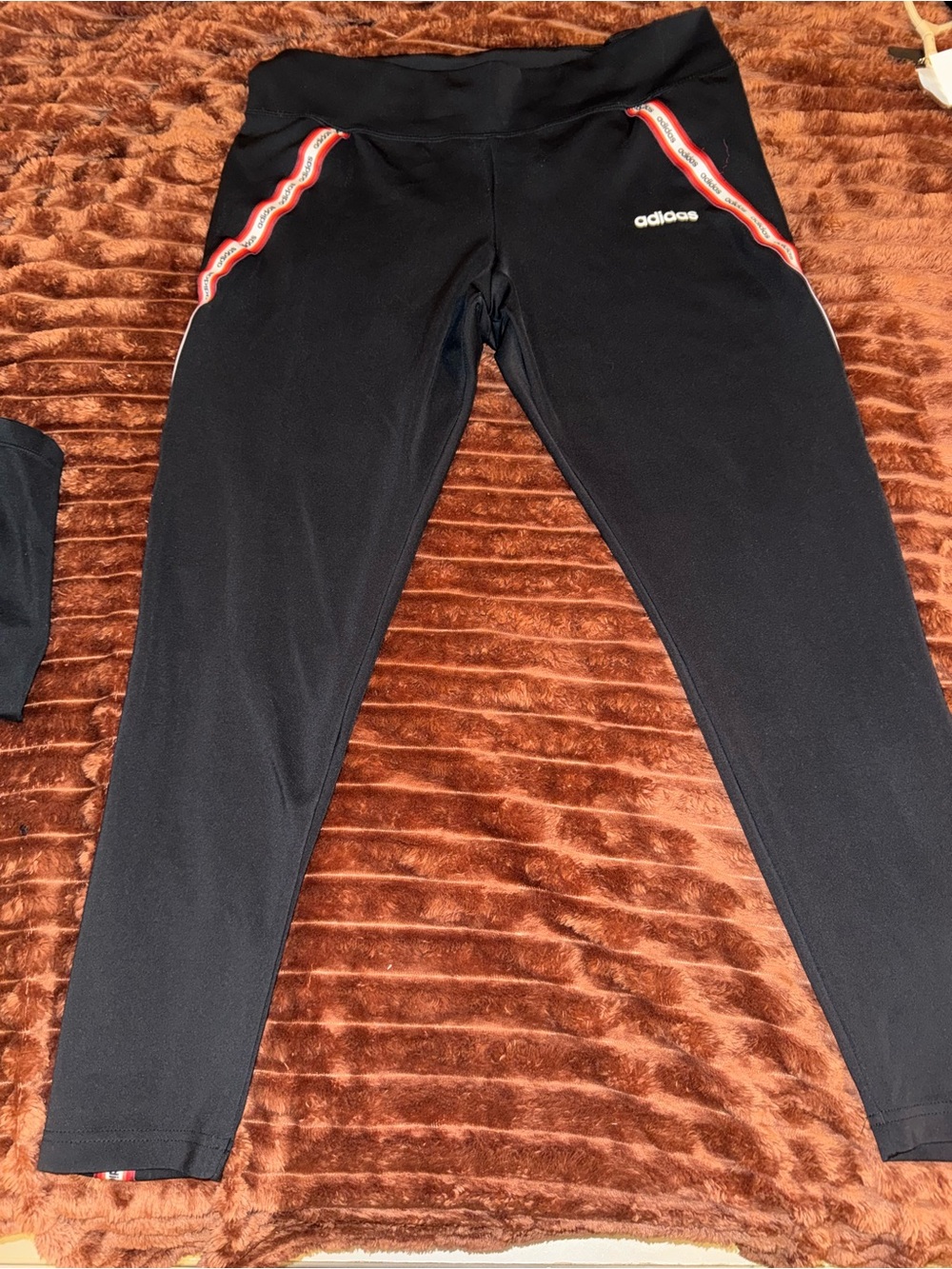 Women Adidas x Farm Rio Women's Brilliant Black Climalite Legging XL